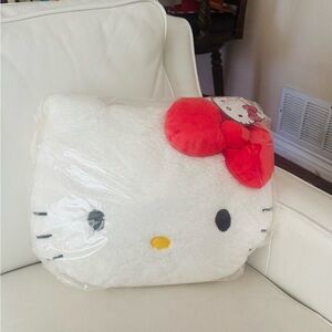 Sanrio Hello Kitty White and Red Pillow